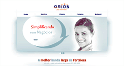 Desktop Screenshot of orion.oriontelecom.com.br