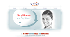 Desktop Screenshot of oriontelecom.com.br